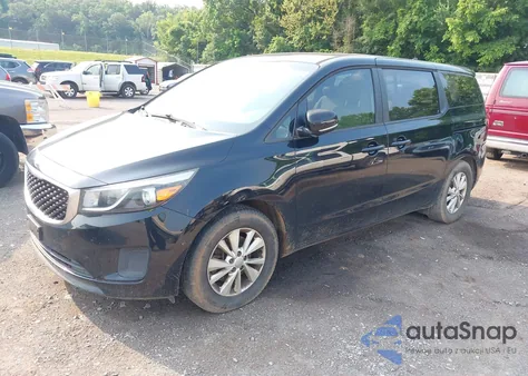 2015 Kia Sedona L from USA, damaged, VIN KNDMA5C19F6037814